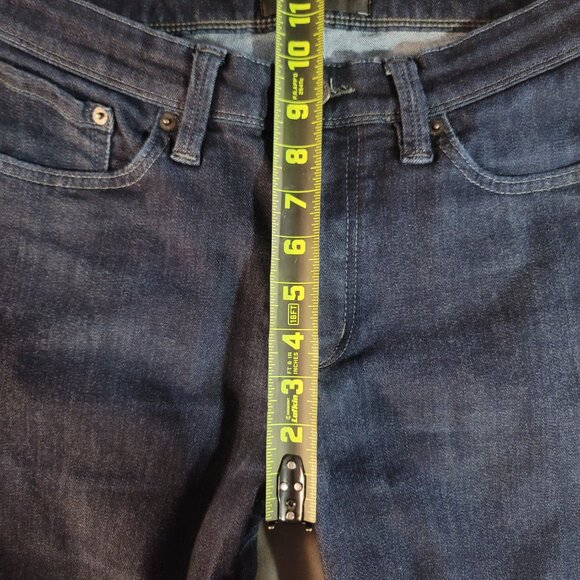 DU/ER Jeans Mens 31x30 Blue L2X Slim Fit Dark Wash Stretch Athleisure Denim - Picture 8 of 11